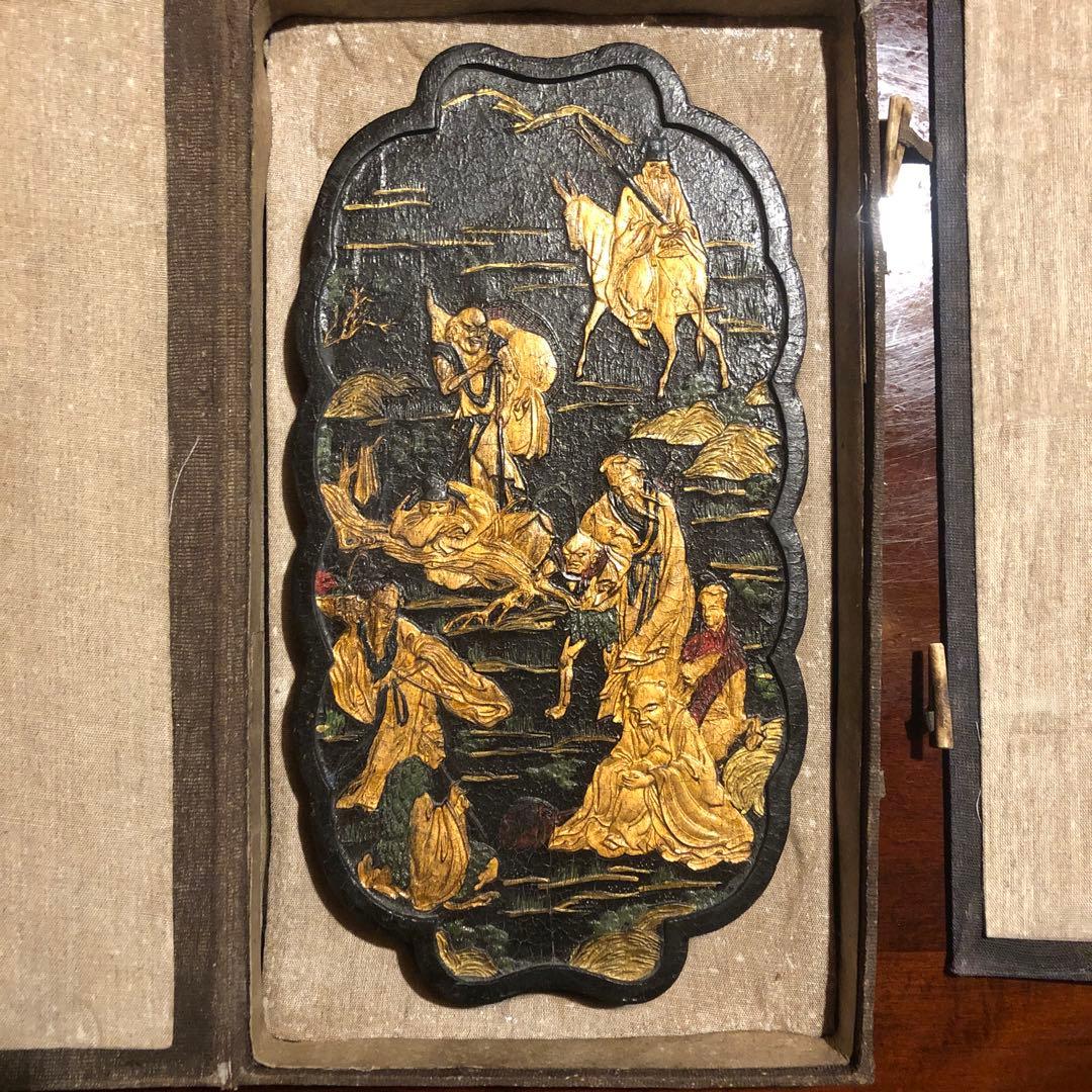 唐墨　老墨　古墨　清代　未使用美品