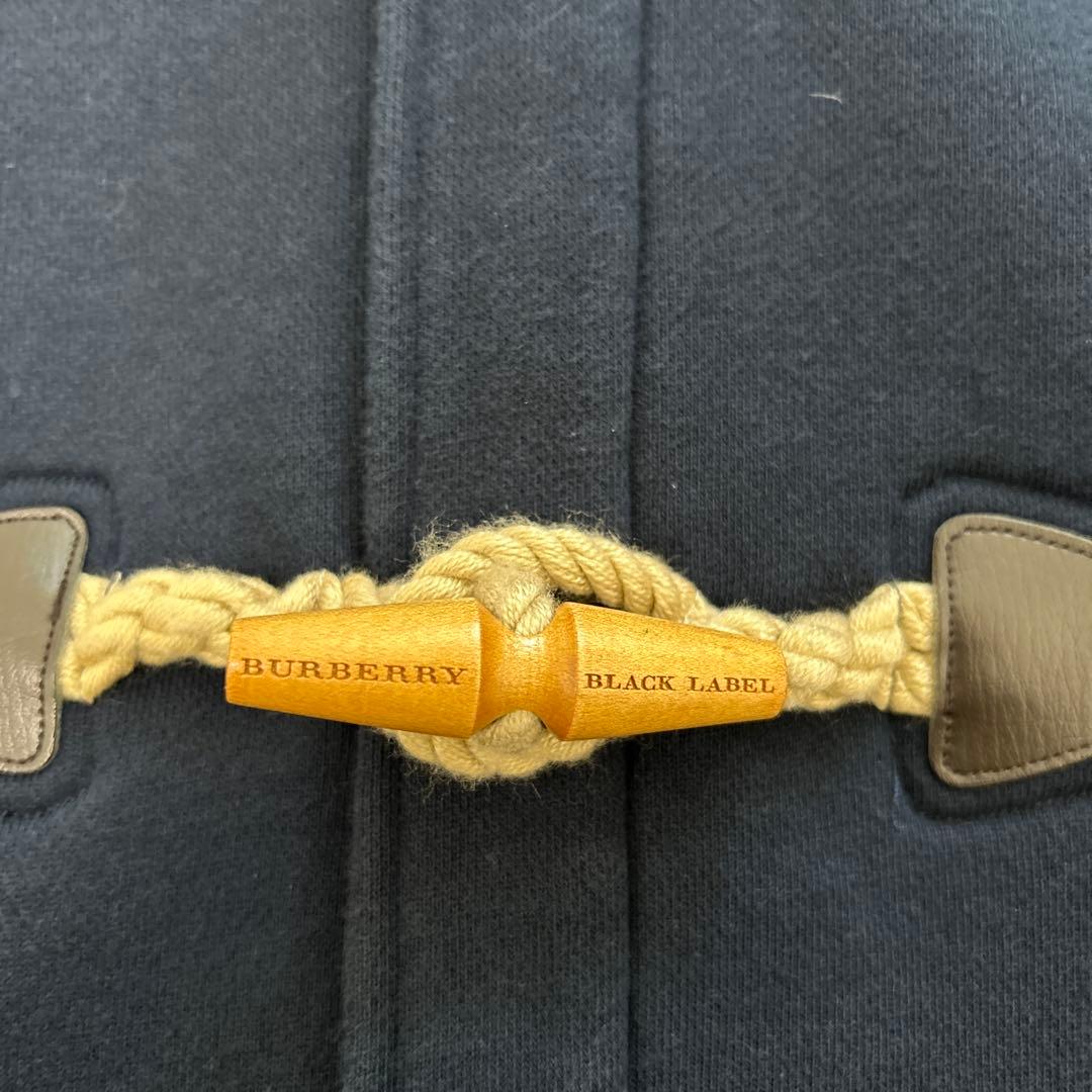 新品同様！バーバリーブラックレーベル ショート丈ダッフルコート M ネイビー