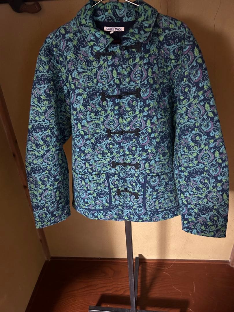 GAIJIN MADE 刺し子 チャイナジャケット カバーオール　インディゴ