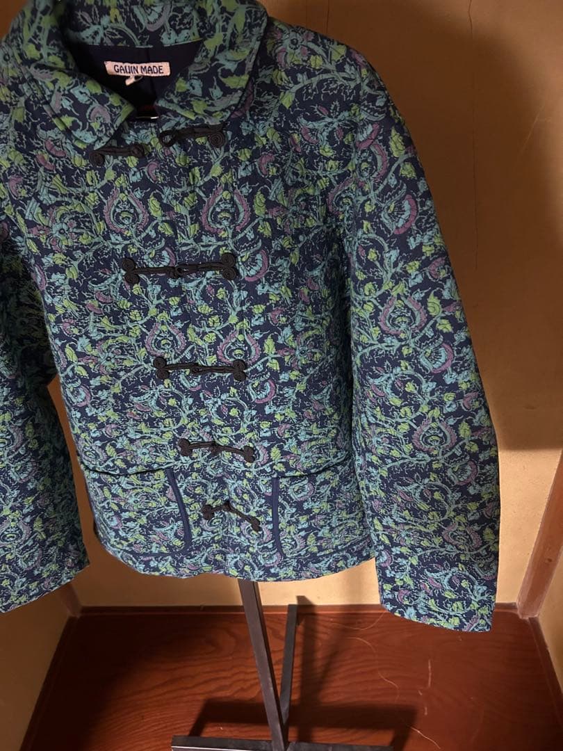 GAIJIN MADE 刺し子 チャイナジャケット カバーオール　インディゴ