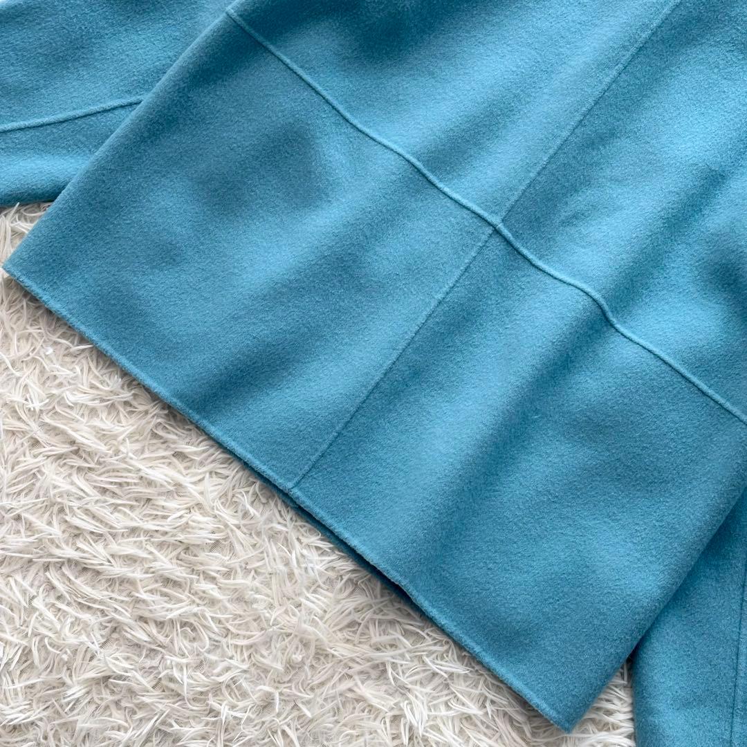 ✨美品✨ ドゥクラッセ 近年モデル カシミヤ混ウールリバーコート ハンドメイド