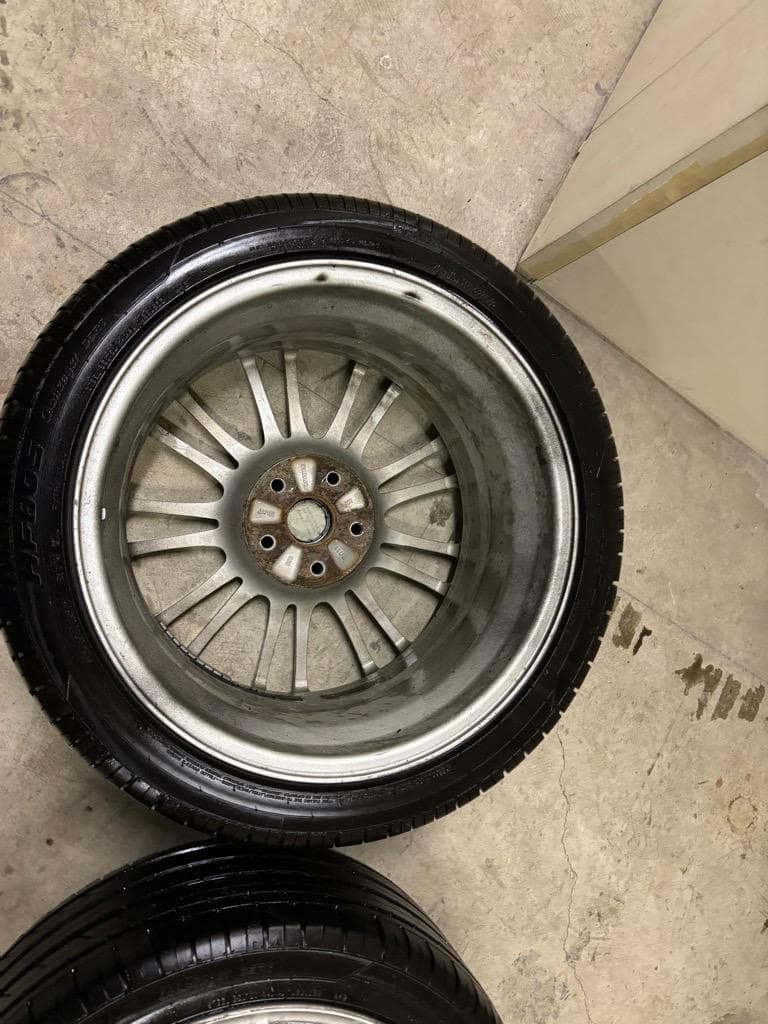 245/40R18 鍛造 インプレッサ WRX STI 純正OP 8.5J-18