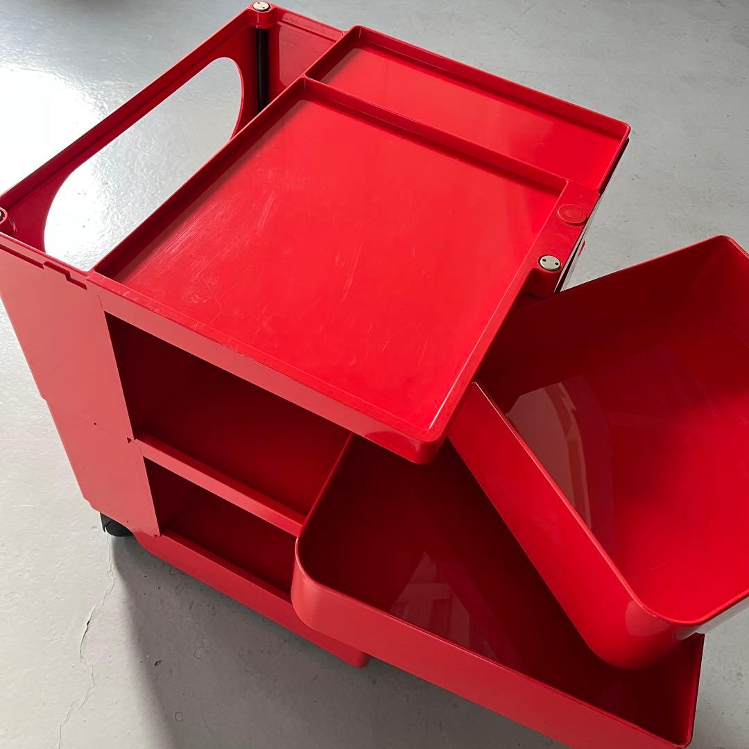 【正規品】Joe Colombo B-LINE ボビーワゴン 2段 レッド