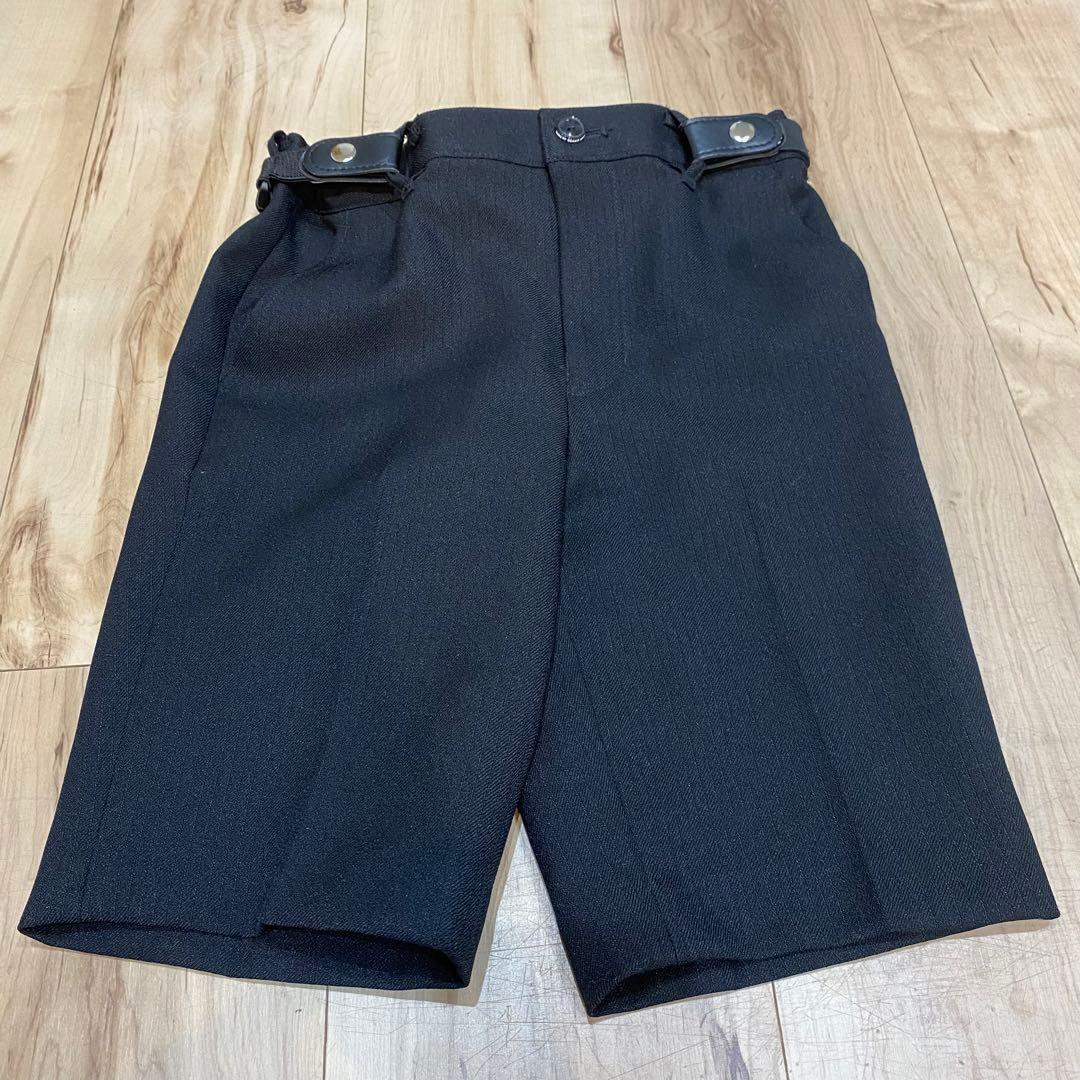 フォーマルスーツ 6点セット 子供用 ブラック キッズ 入学式 卒園式 120