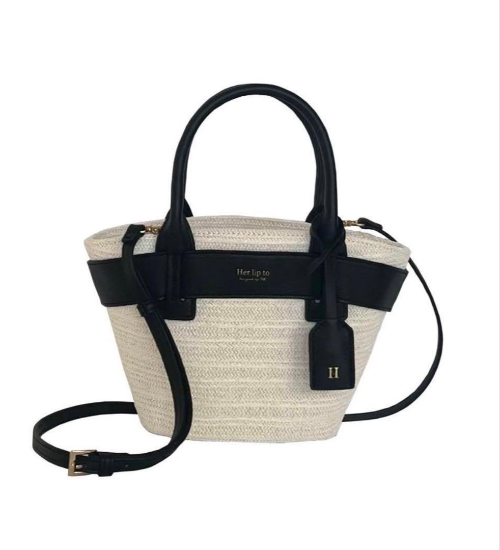 バッグ herlipto Palma Mini Tote Bag black