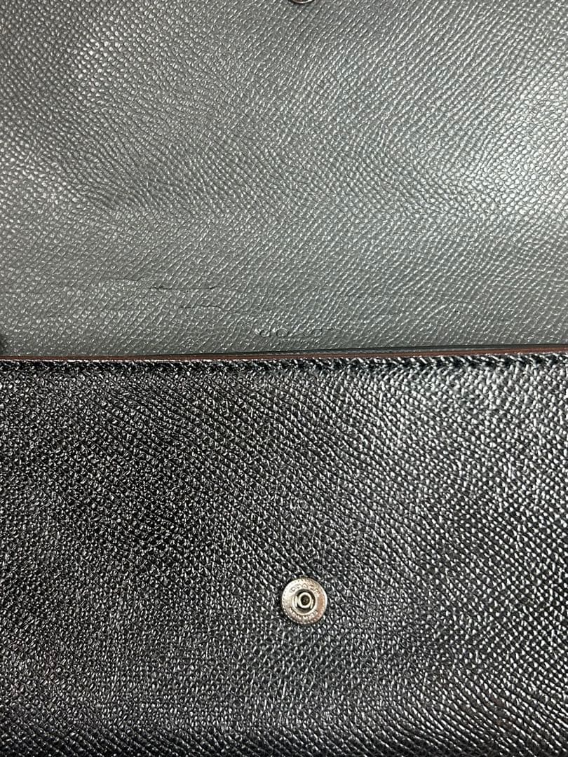 coach アニマルフェイス ファズ ベア 長財布 ブラック