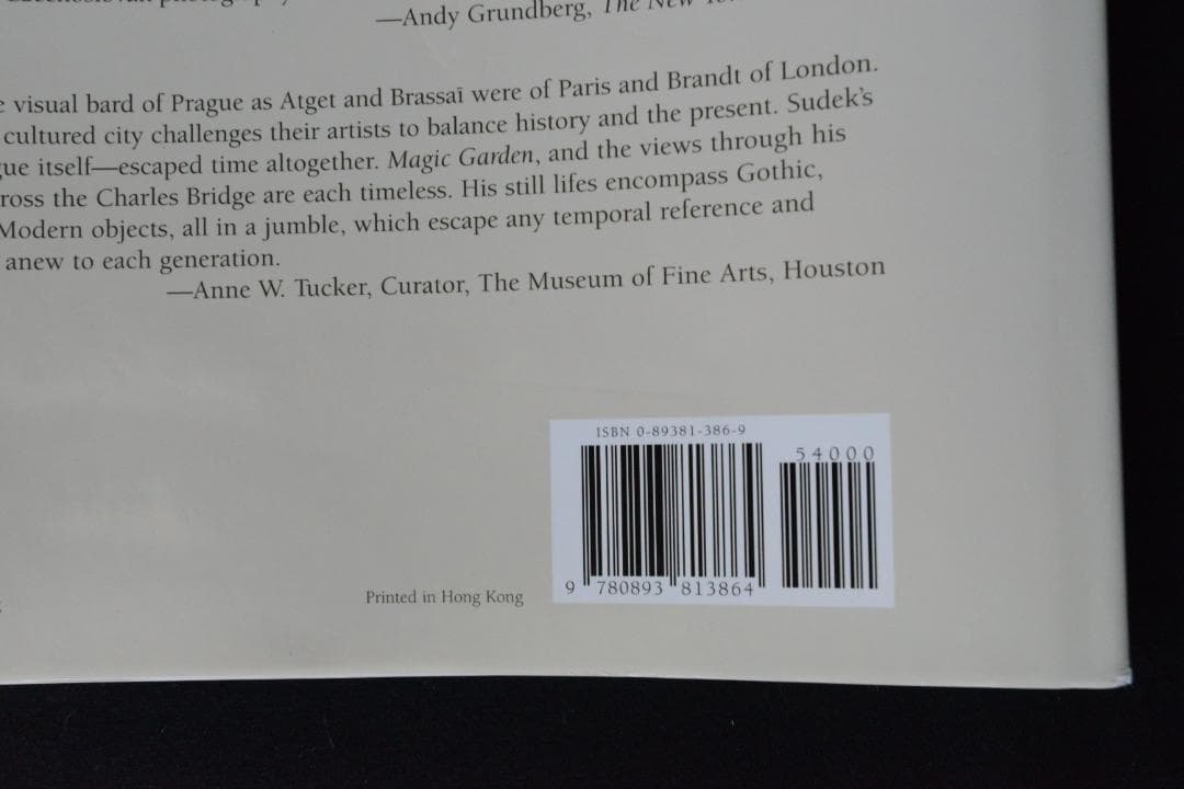 【Josef Sudek: Poet of Prague 】ヨゼフ・スデック