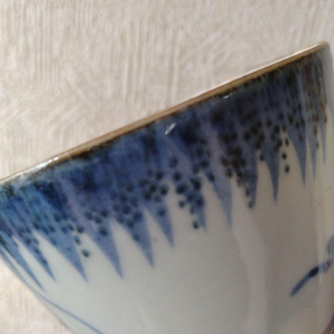 【秋の感謝セール！〜9/28まで】古伊万里染付雷獣雨降り文蕎麦猪口在銘