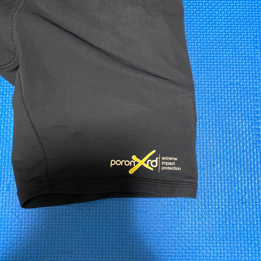 YORO MUSHA パッド付きショーツ 黒/黄色