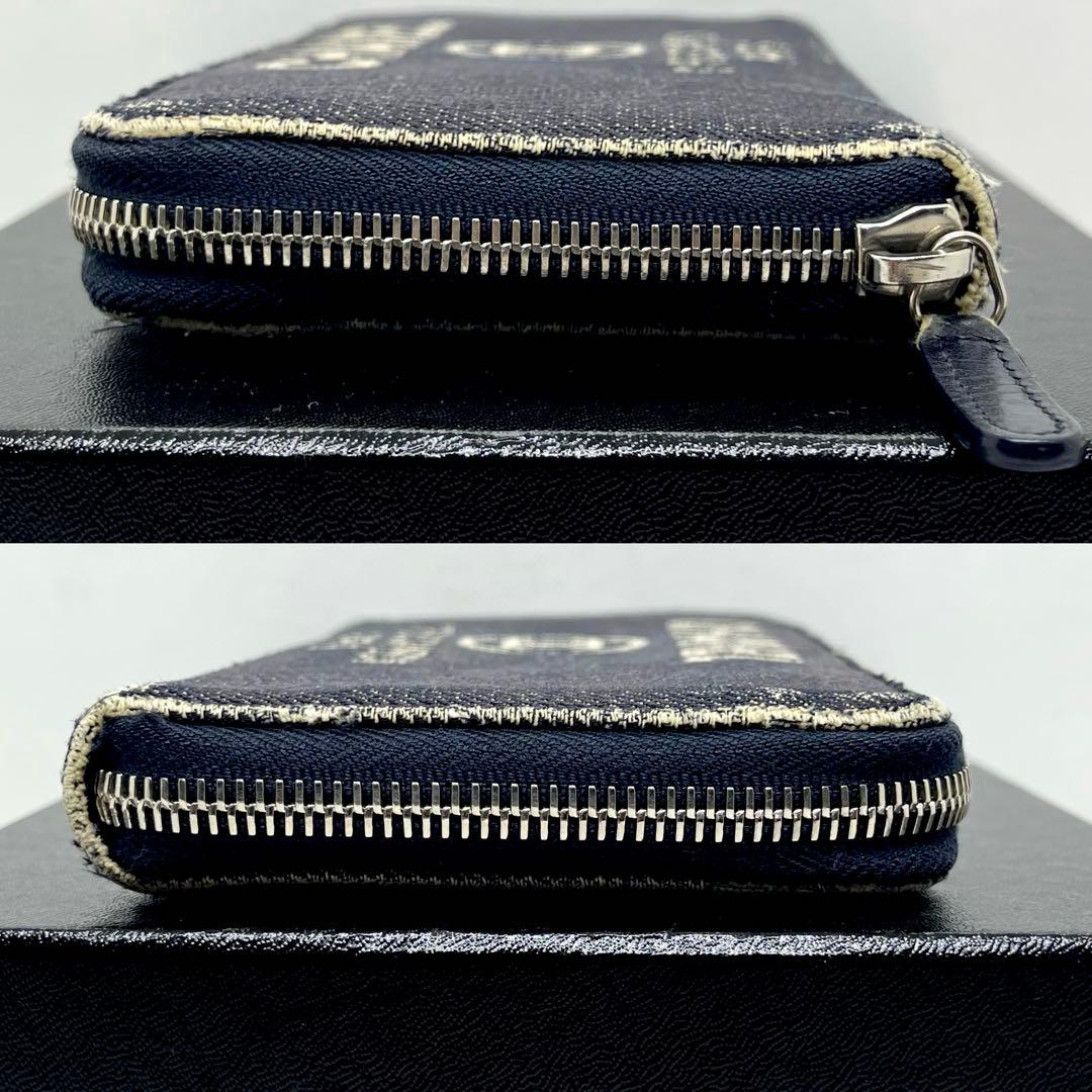 入手困難✨シャネル ドーヴィルライン デニム 長財布 ラウンドファスナー