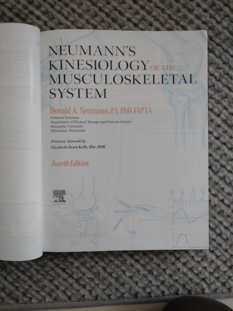 最新版　筋骨格系のキネシオロジー　第4版（英語版）