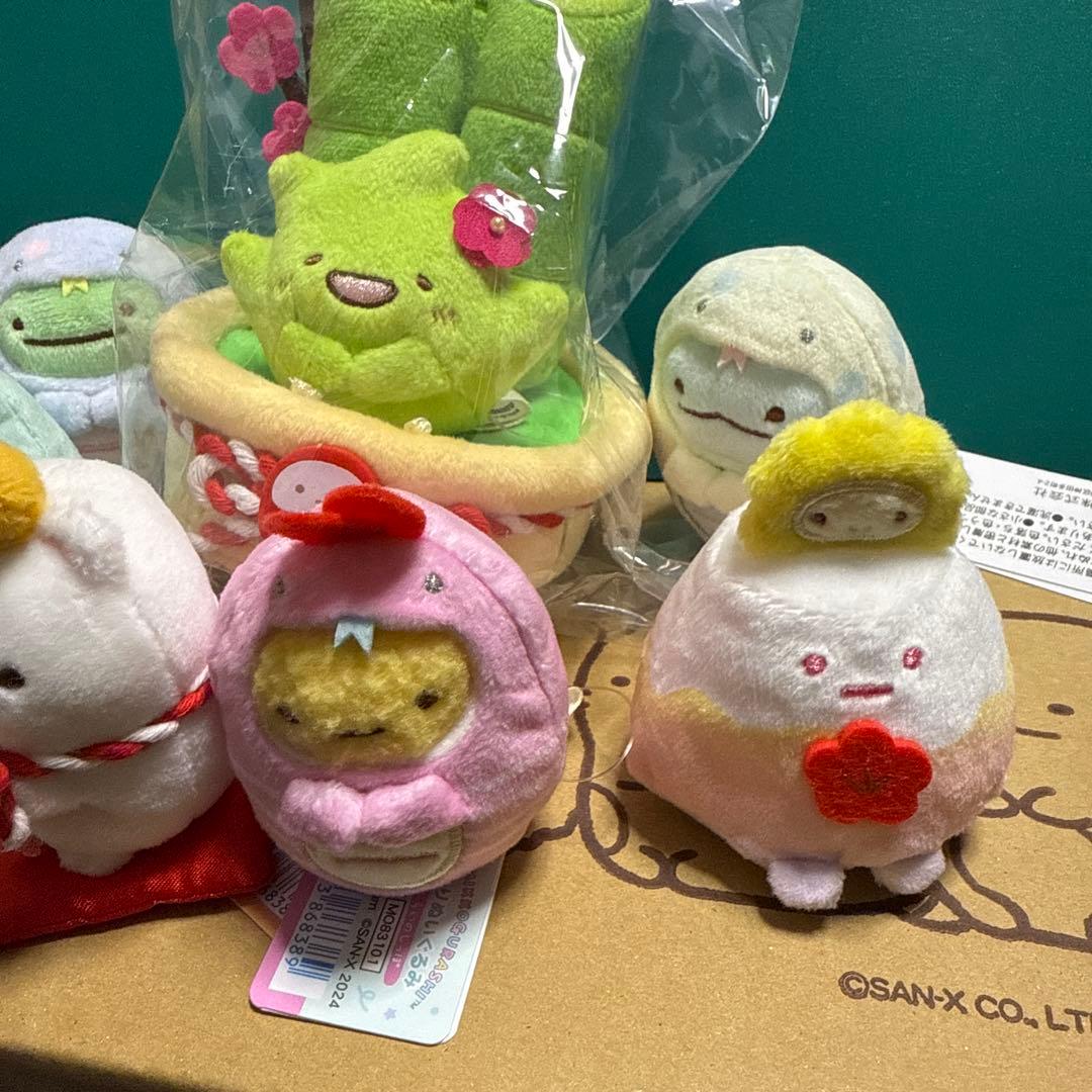 すみっコぐらし　てのりぬいぐるみ　7体セット