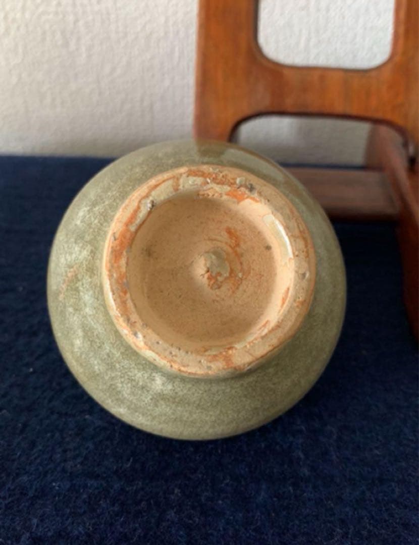 中国古美術　越窯青瓷小壷 y638