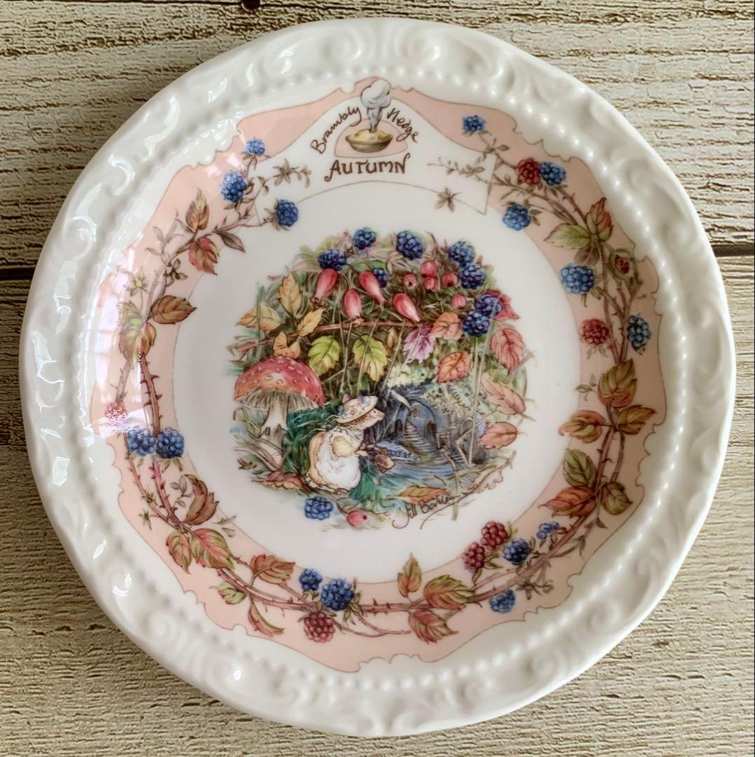 ロイヤルドルトン ブランブリーヘッジ 春夏秋冬 コースター 12cm