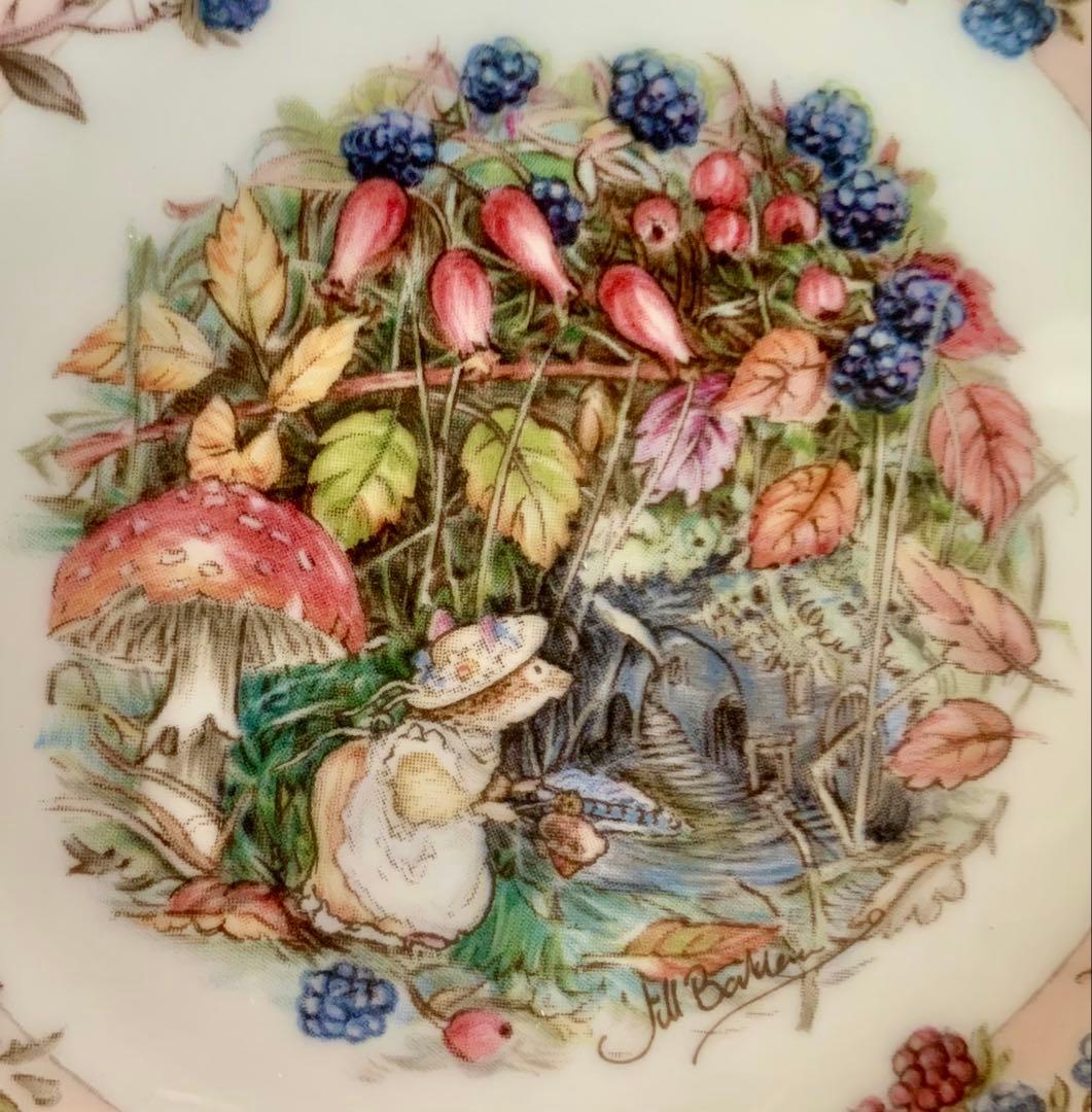 ロイヤルドルトン ブランブリーヘッジ 春夏秋冬 コースター 12cm