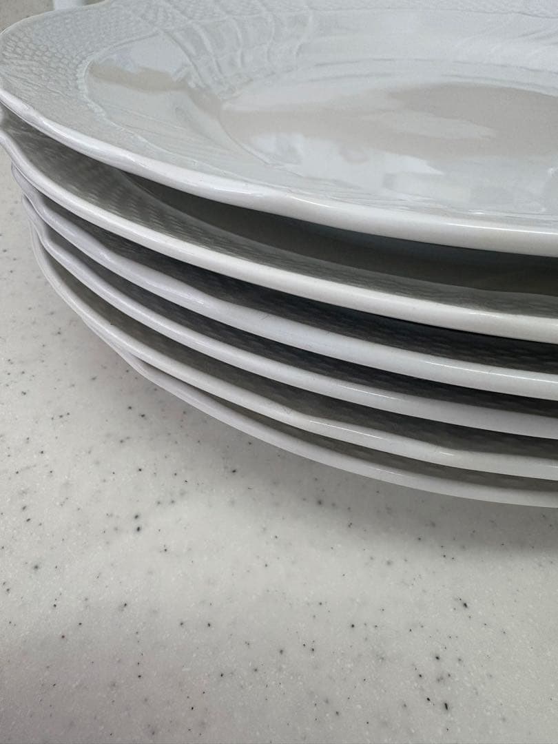 Richard Ginori リチャードジノリ ホワイト丸皿 26cm 6枚