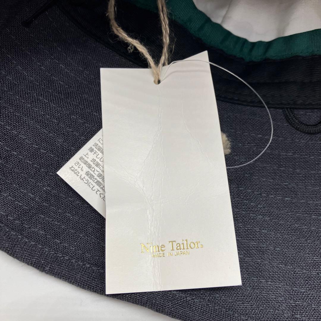Nine Tailor リネンハット チャコールグレー