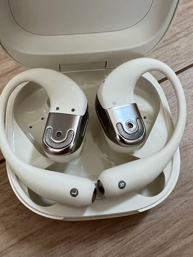 【美品】SHOKZ openfit2 ベージュ/ホワイト