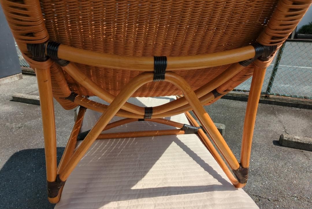 〈たのめる便・現状渡し〉ヤマカワラタン レストチェア CL-752