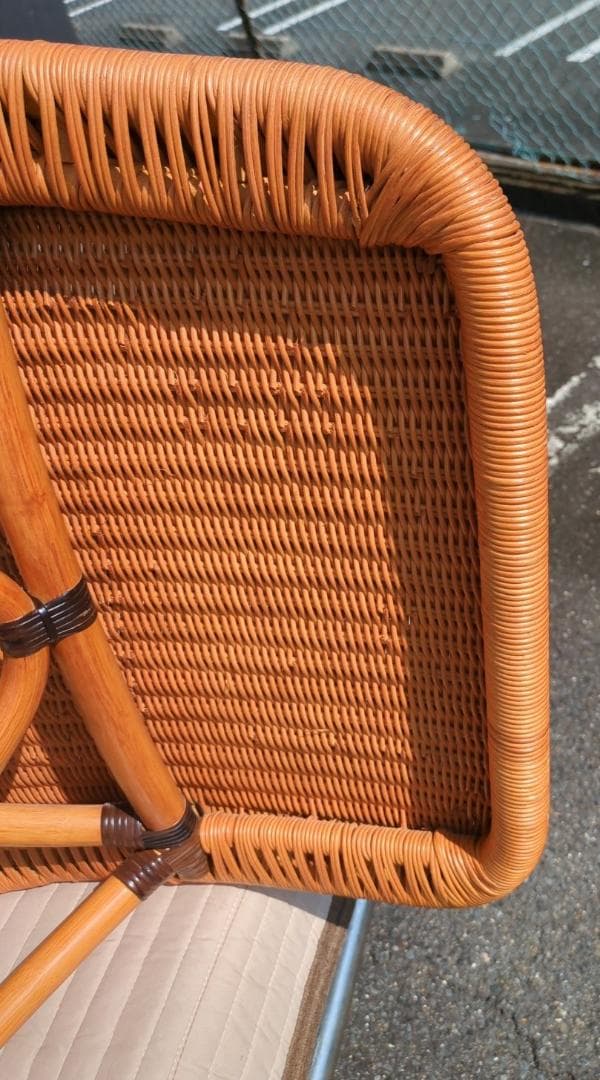 〈たのめる便・現状渡し〉ヤマカワラタン レストチェア CL-752