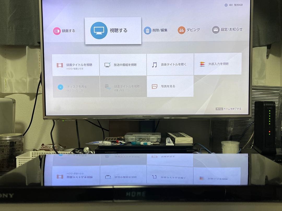 4K 1TB 2番組録画　ソニー　ブルーレイレコーダー　BDZ-ZW1500