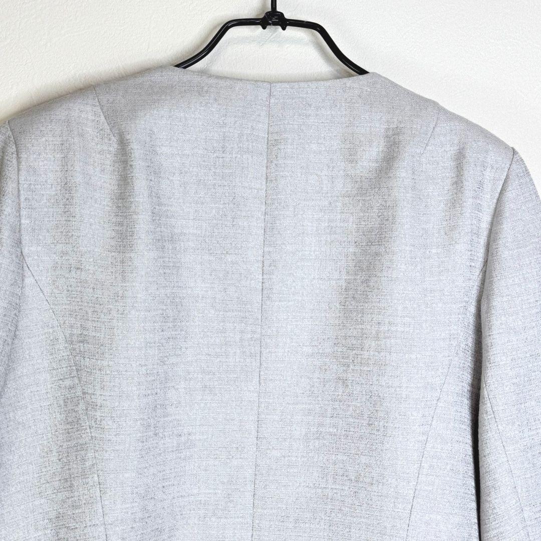 【タグ付き】リファンネ大きいサイズ ファンシーツイードジャケット