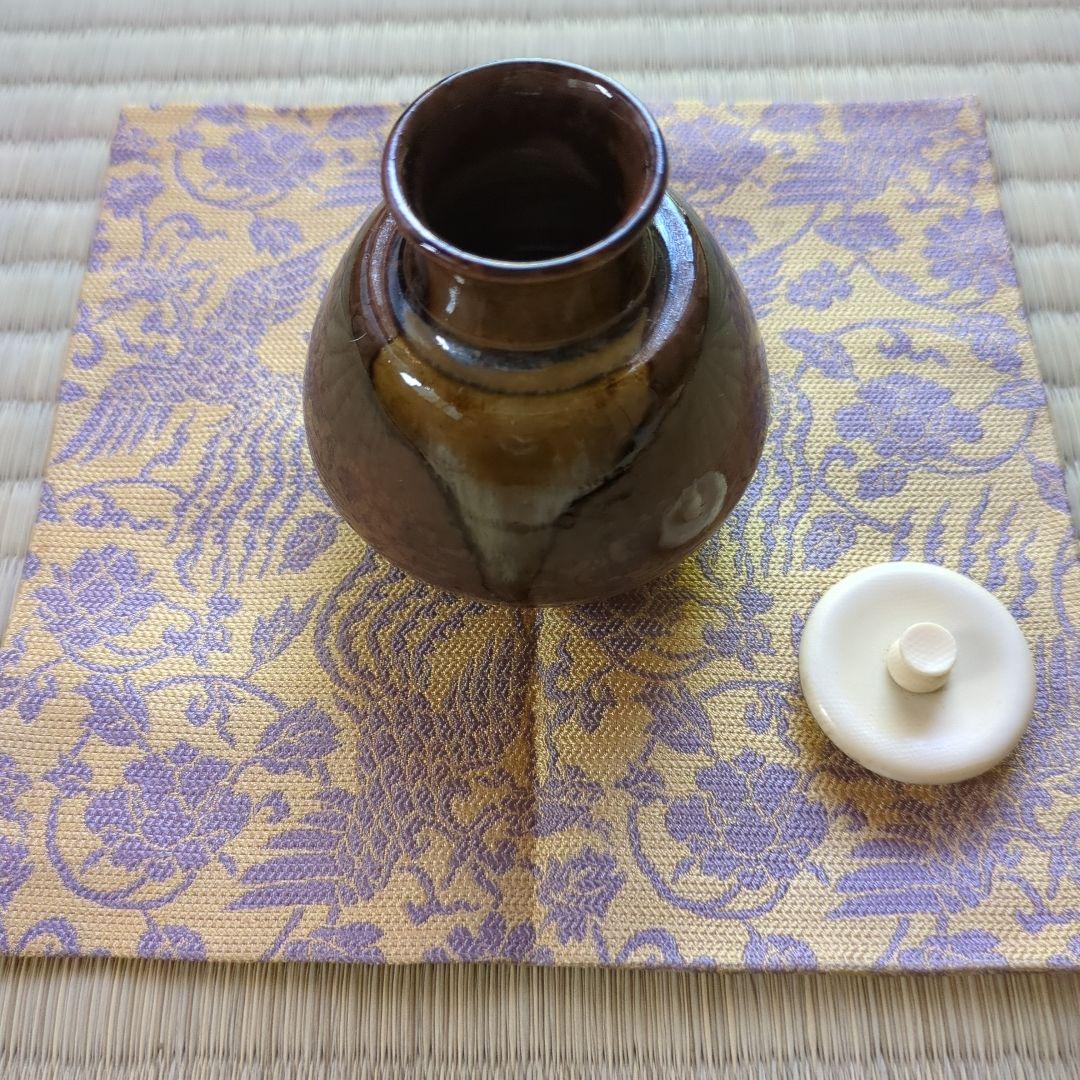 A 385 膳所・陽炎園　　　茶入　(未使用品)