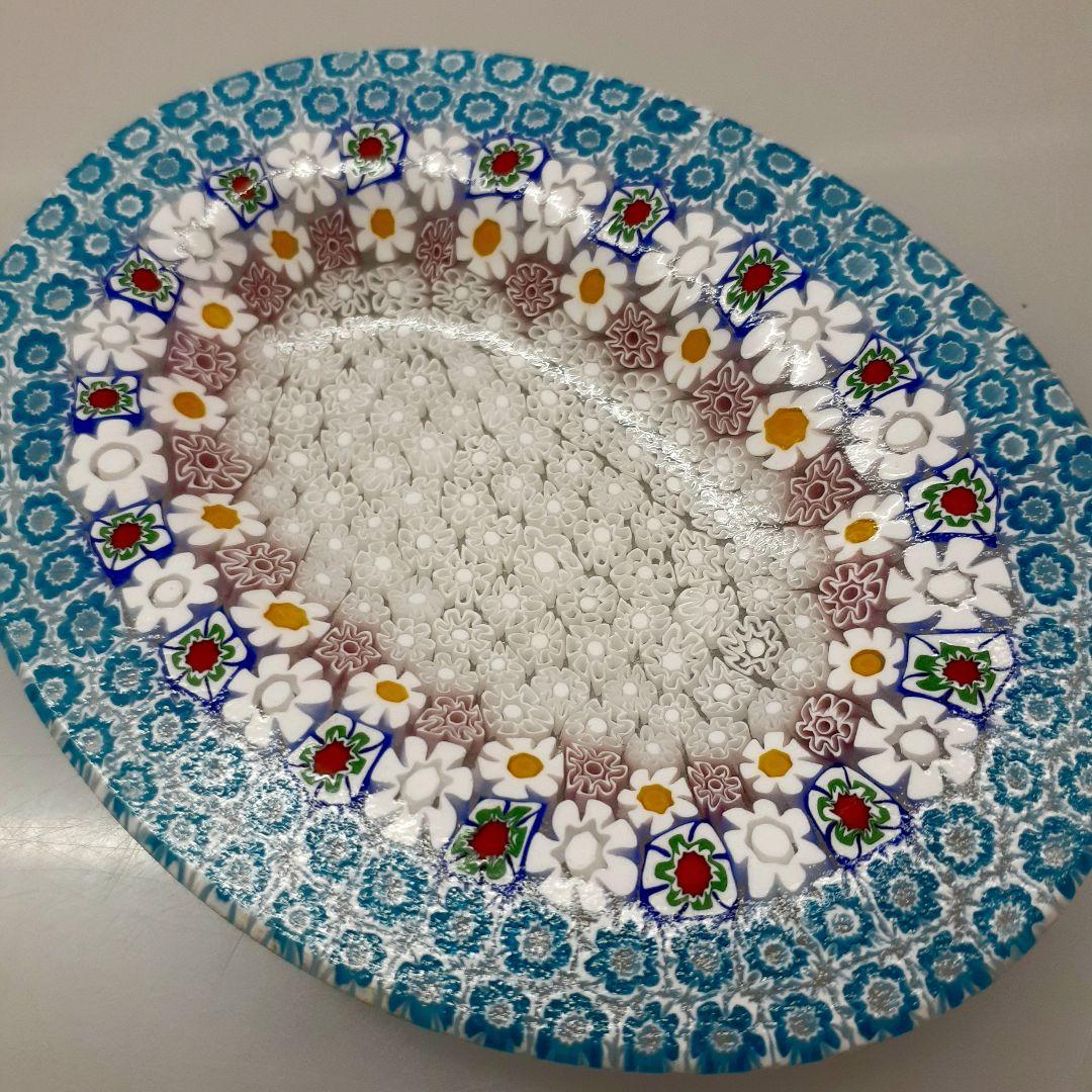 MURANO GLASS ミルフィオリ プレート 皿