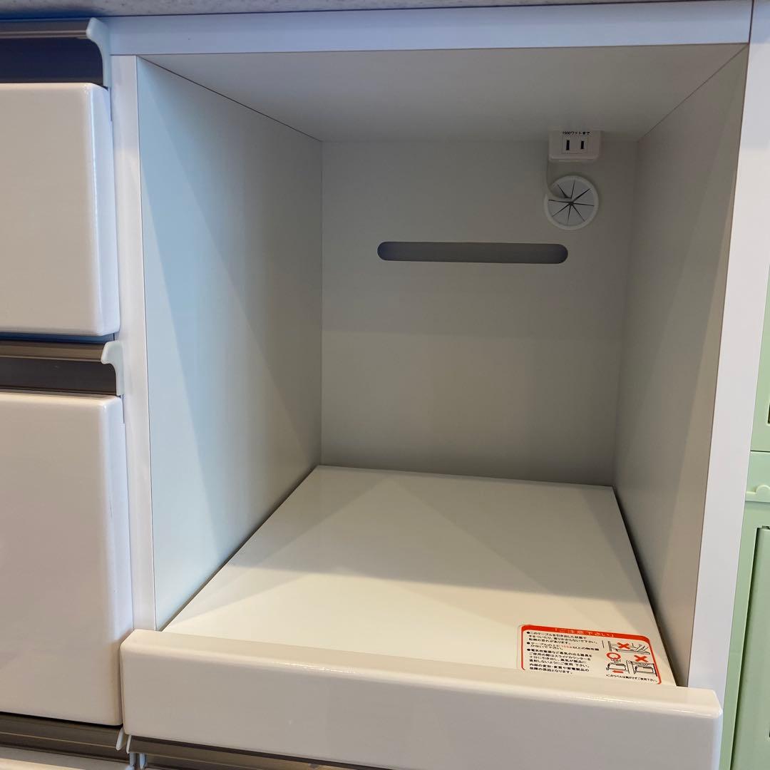 ニトリキッチンカウンターアルミナ2 100CT WH 幅100