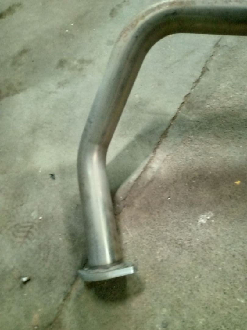 ha36sアルトワークスRSのBLITZフロント中間パイプマフラー