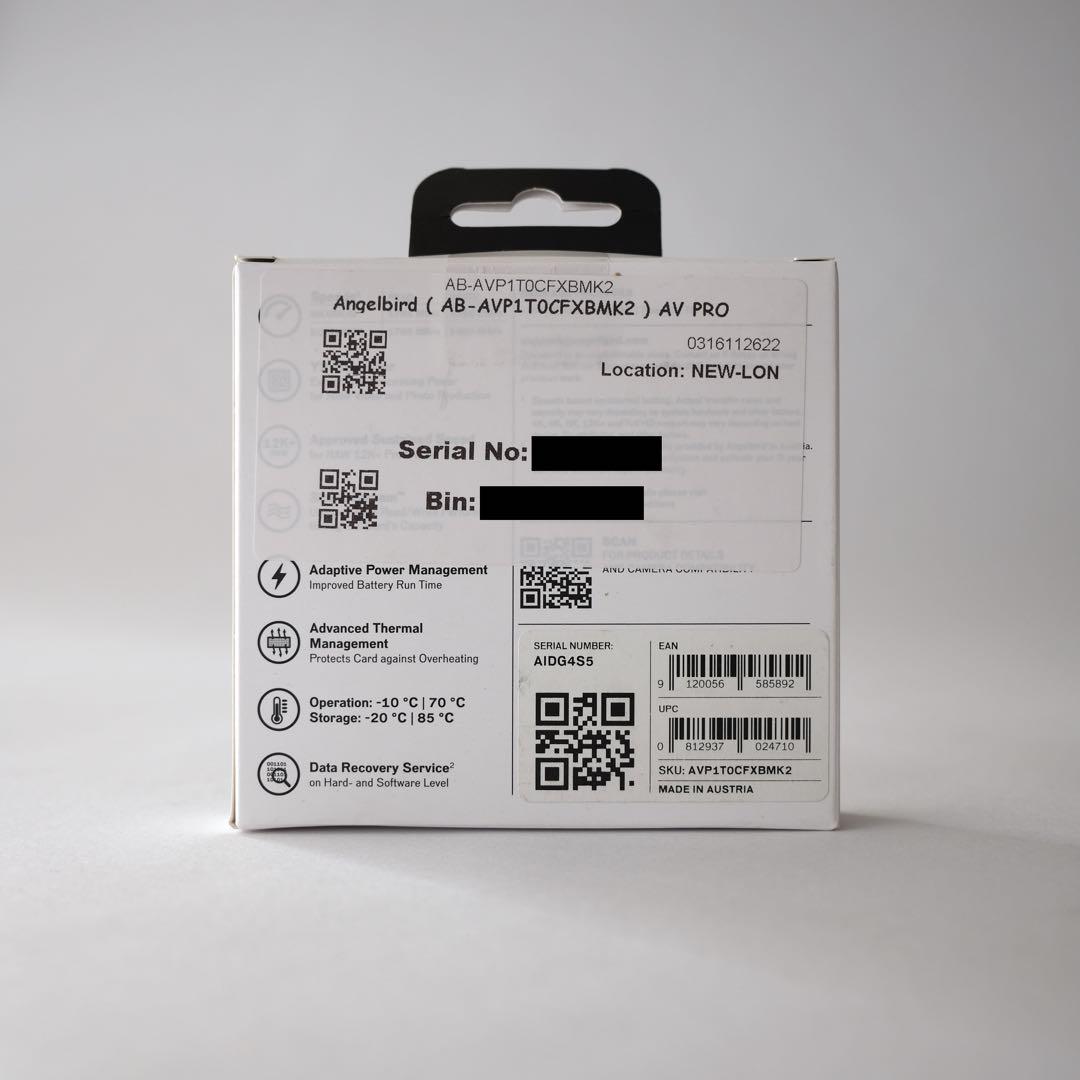 その他 ANGELBIRD 1TB PRO CFEXPRESS 2.0 TYPE B