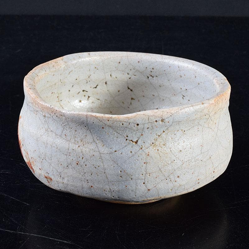 桃山時代　志野茶碗　美濃焼　元屋敷窯　陶祖十二代　加藤景秋極め箱　V　R8568