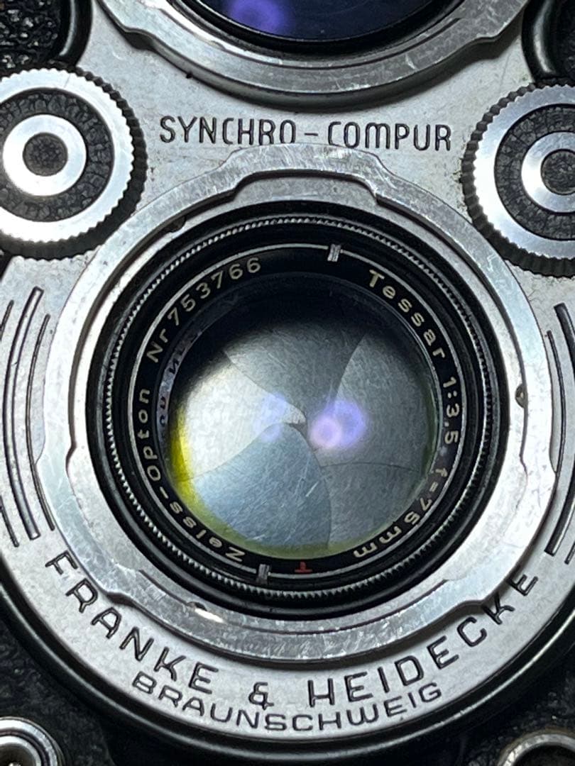 Rolleiflex 二眼レフカメラ Tessar1:3,5 f=75 ジャンク