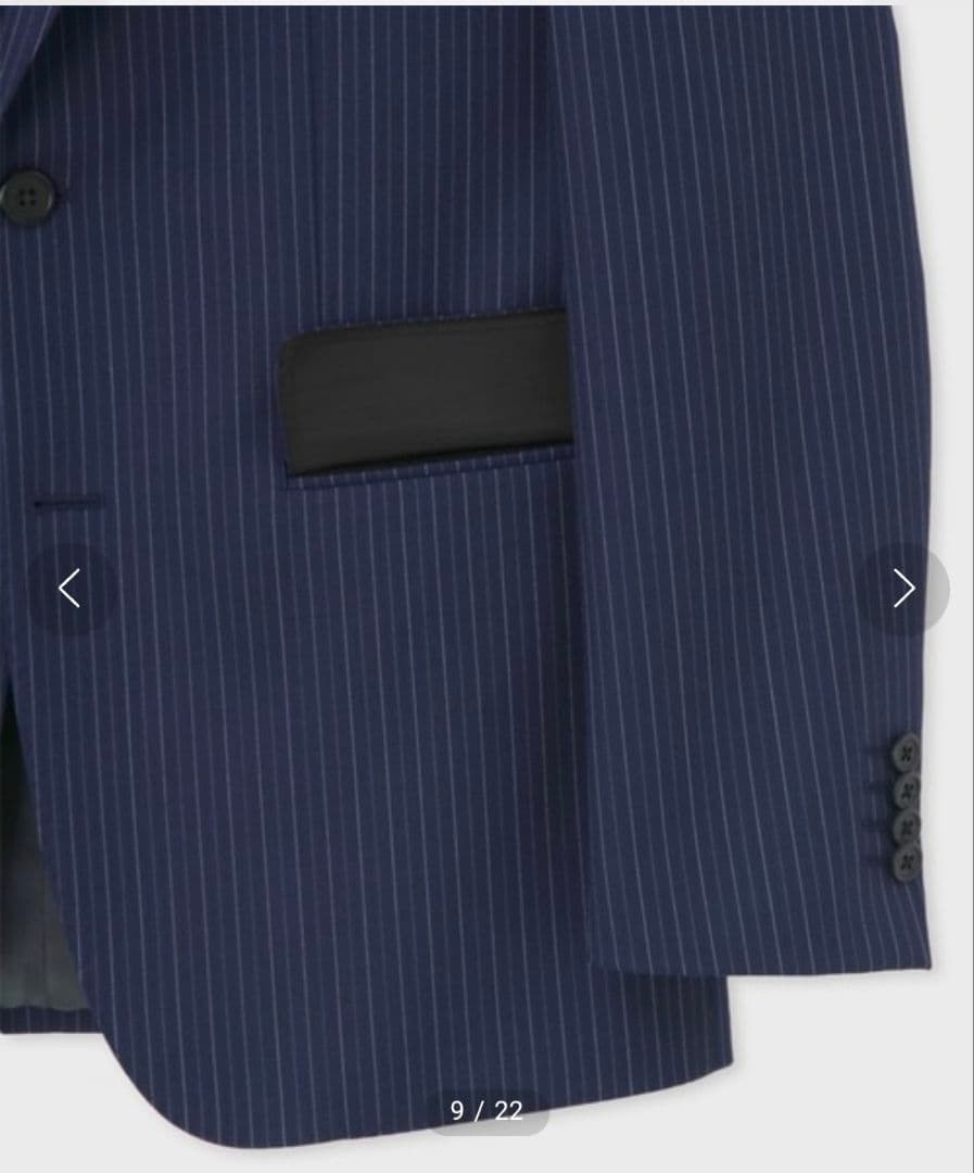 Paul Smith オルタネイトストライプ シングル2Bスーツ