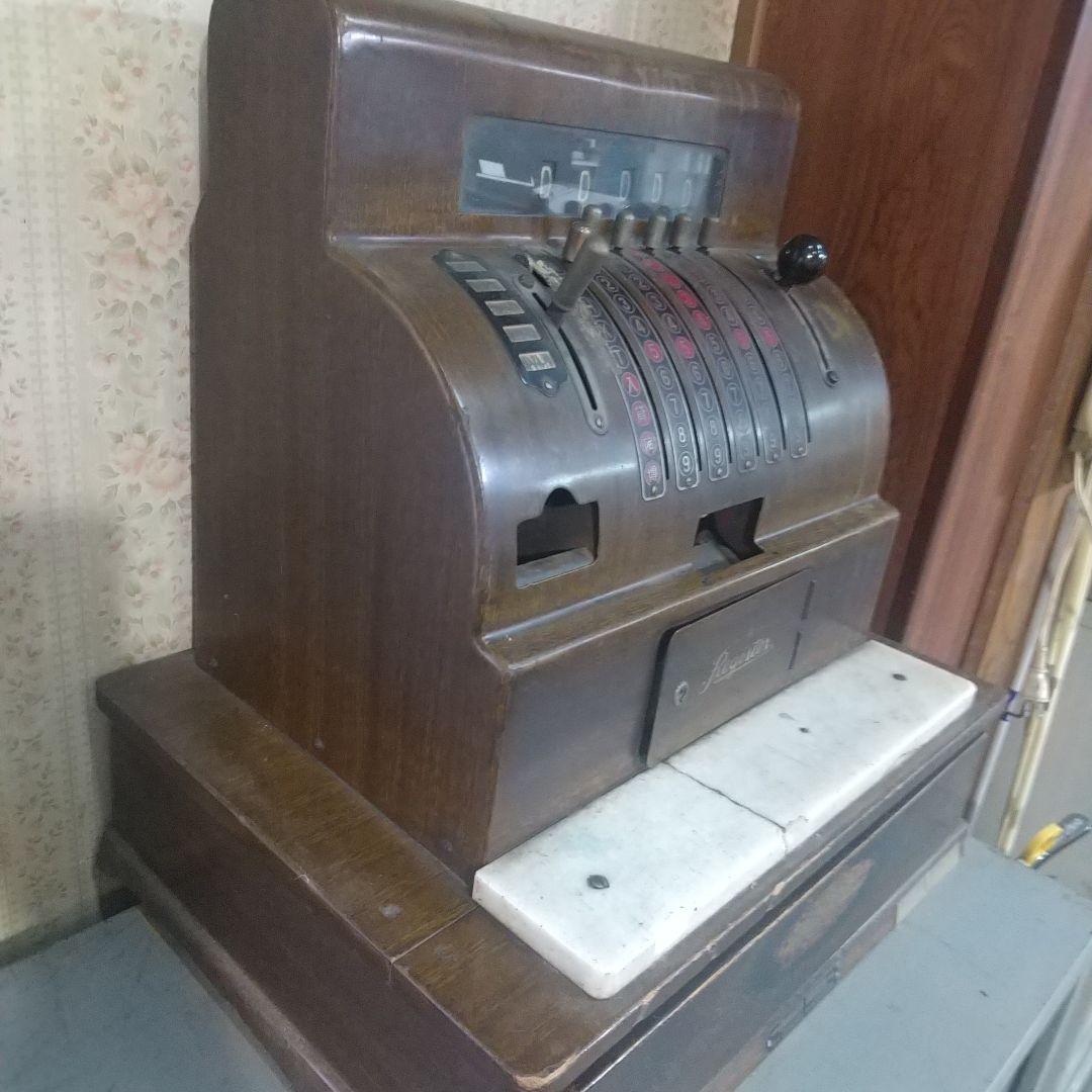 木製レジスター 国松 アンティーク 昭和30年代