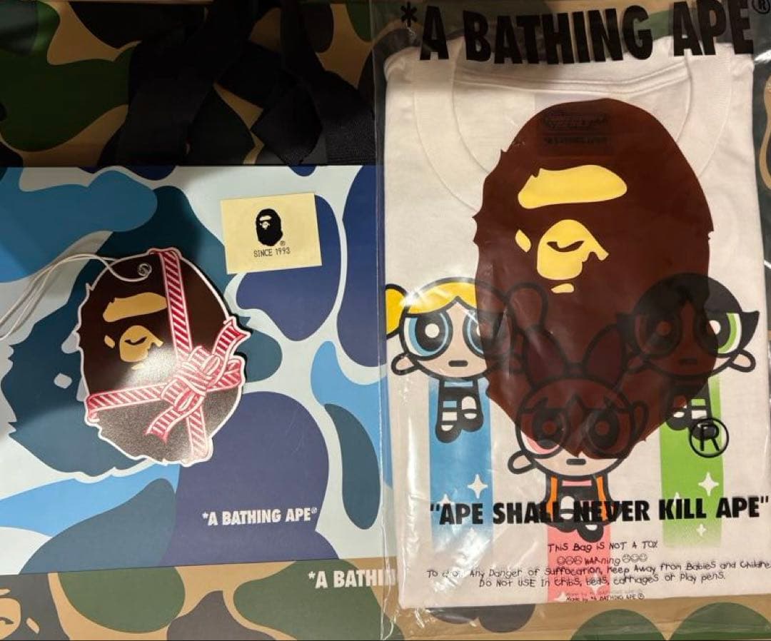 トップス A BATHING APE x The Powerpuff Girls