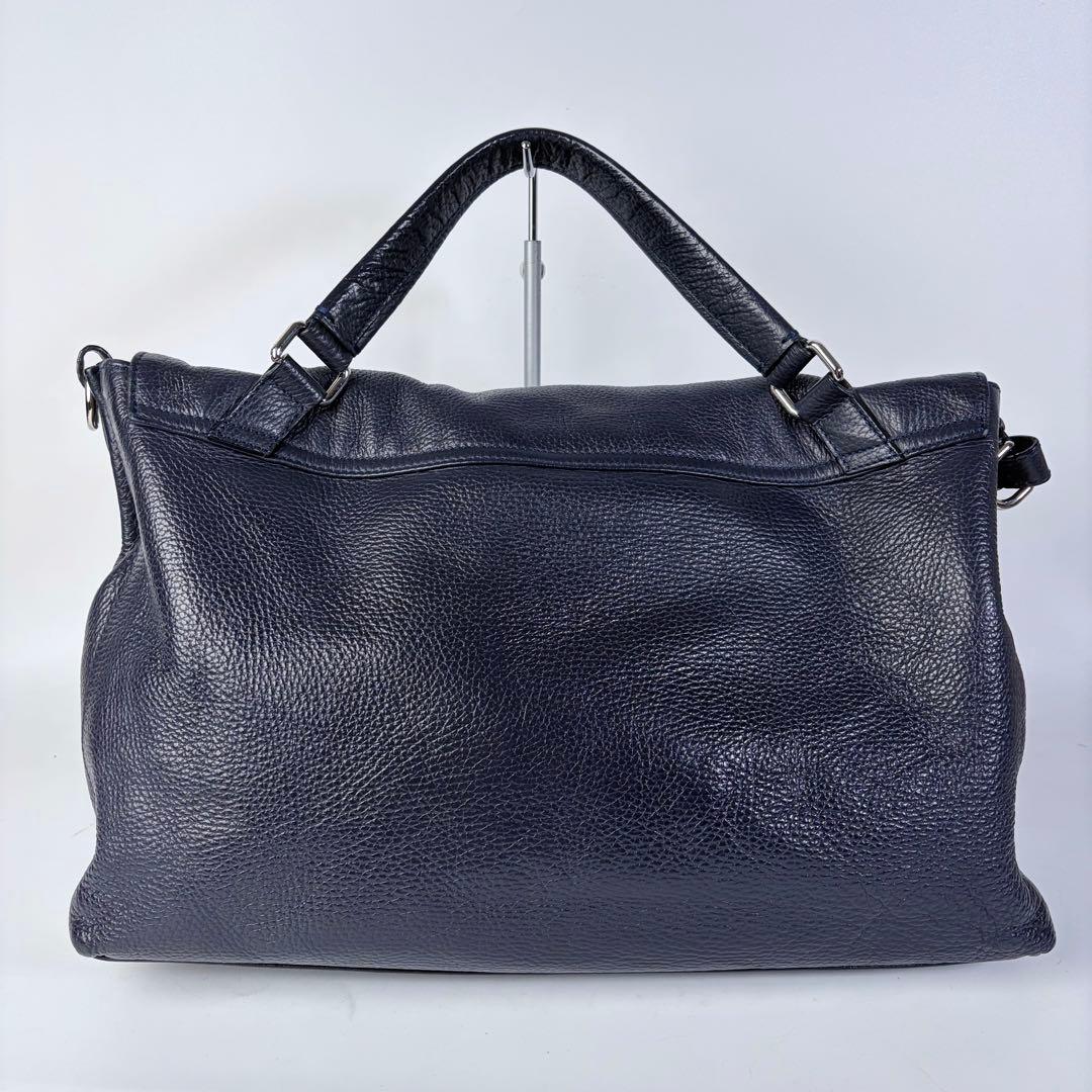 daimaruyaザラネート ポスティーナ L ネイビー 大容量 ショルダ