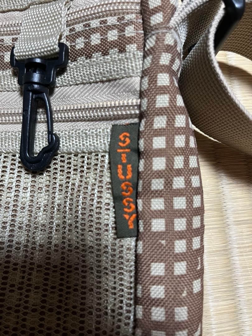 希少 90s 紺タグ OLD stussy ショルダーバック 裏原 ギミック
