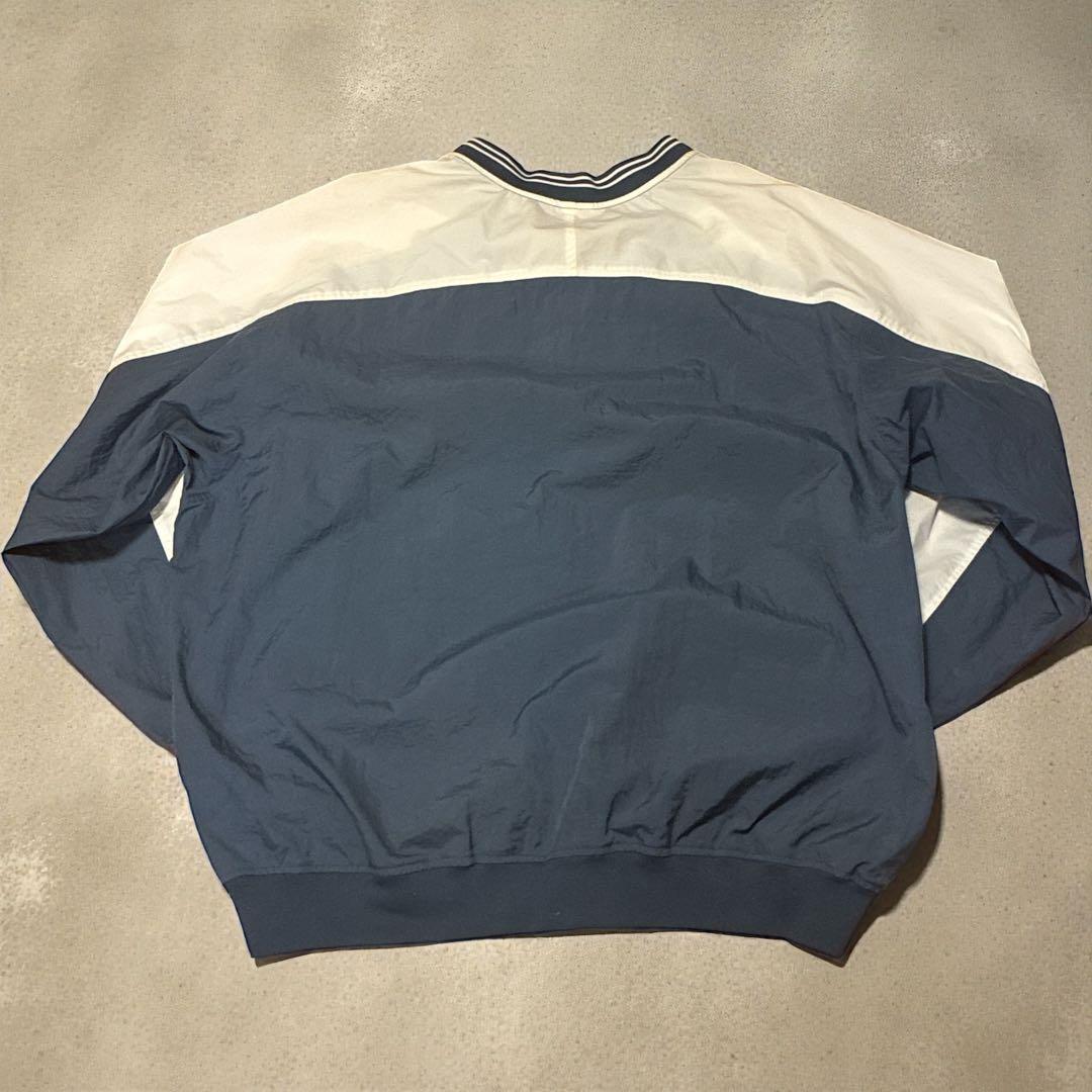 希少XXL 90s ナイキ NIKE ナイロンプルオーバー 刺繍ロゴ　白タグ