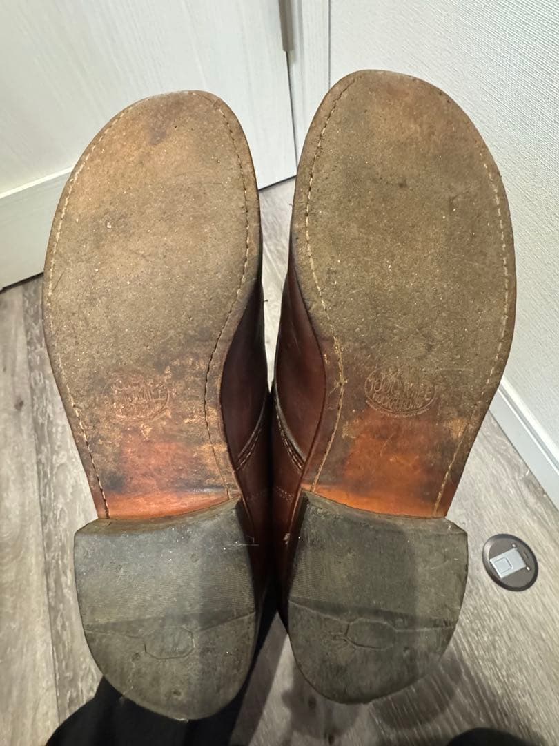 WOLVERINE 1000MILE レースアップブーツ ブラウン