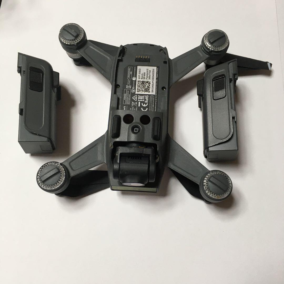 ジャンク DJI Spark Fly More コンボ(アルペンホワイト)