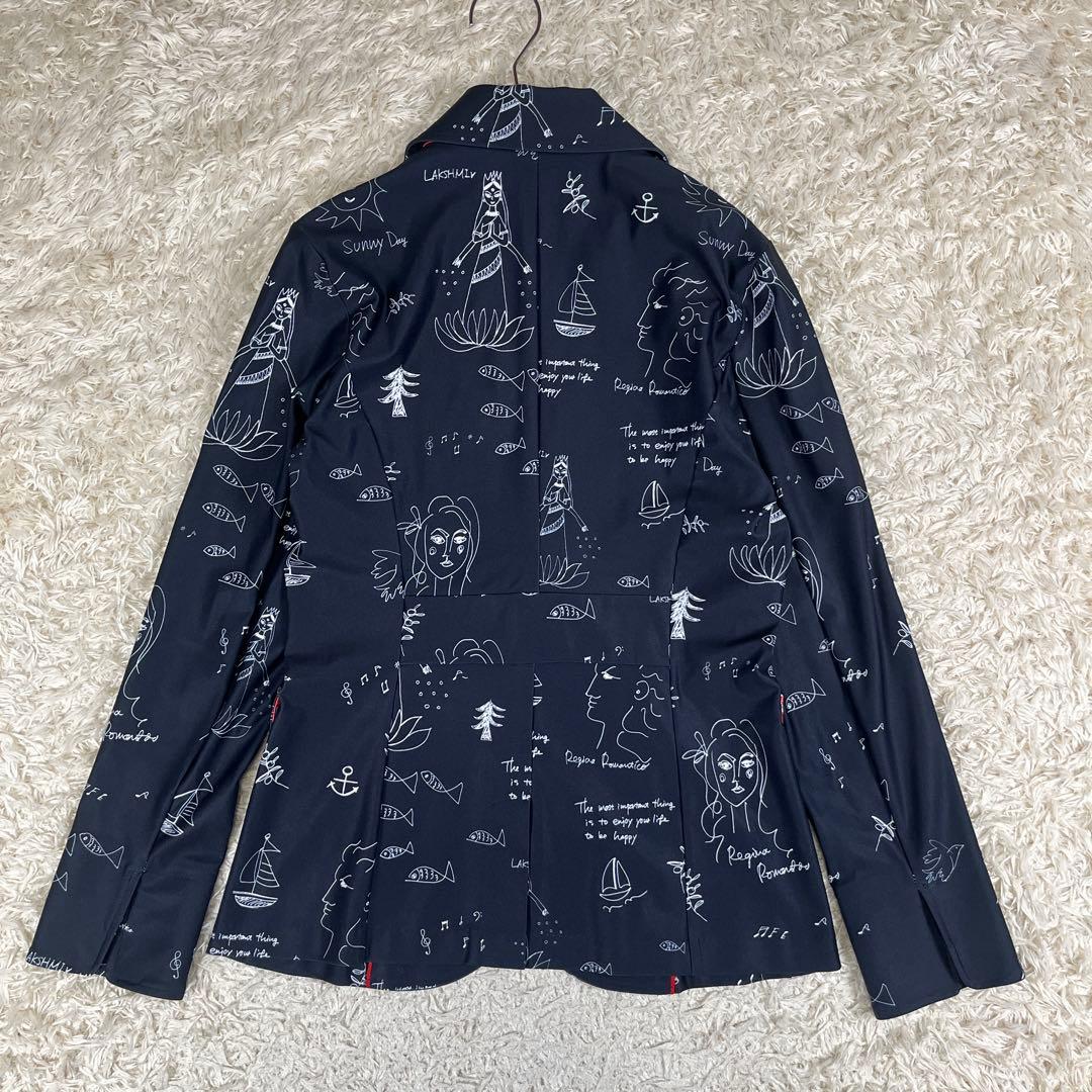 Regina Romantico 総柄 テーラードジャケット 36 Sサイズ