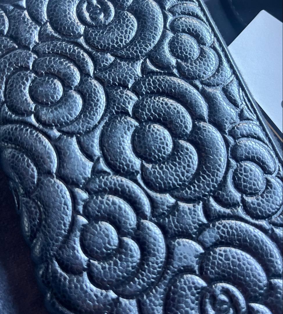 まりりん様　　　　　　　　　　　　　CHANEL カメリア ブラック長財布　美品