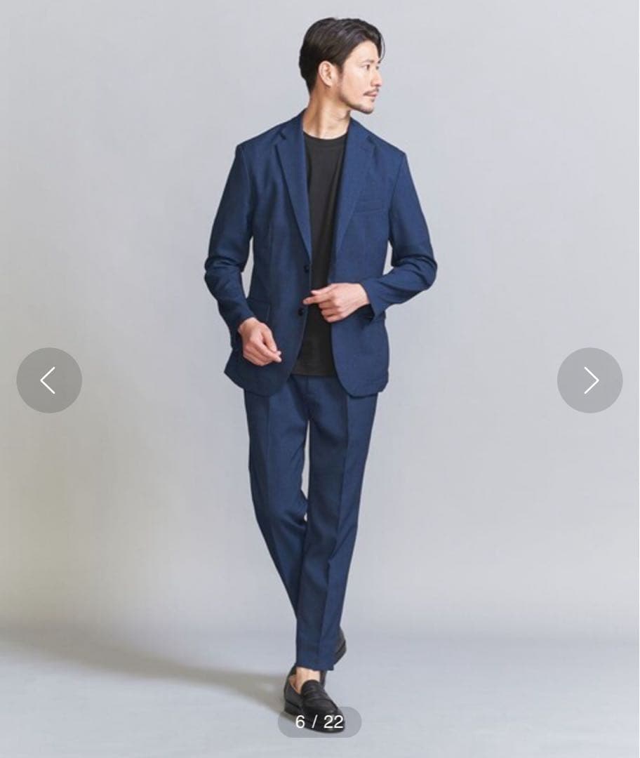 BEAUTY&YOUTH LANATEC セットアップ S ネイビー