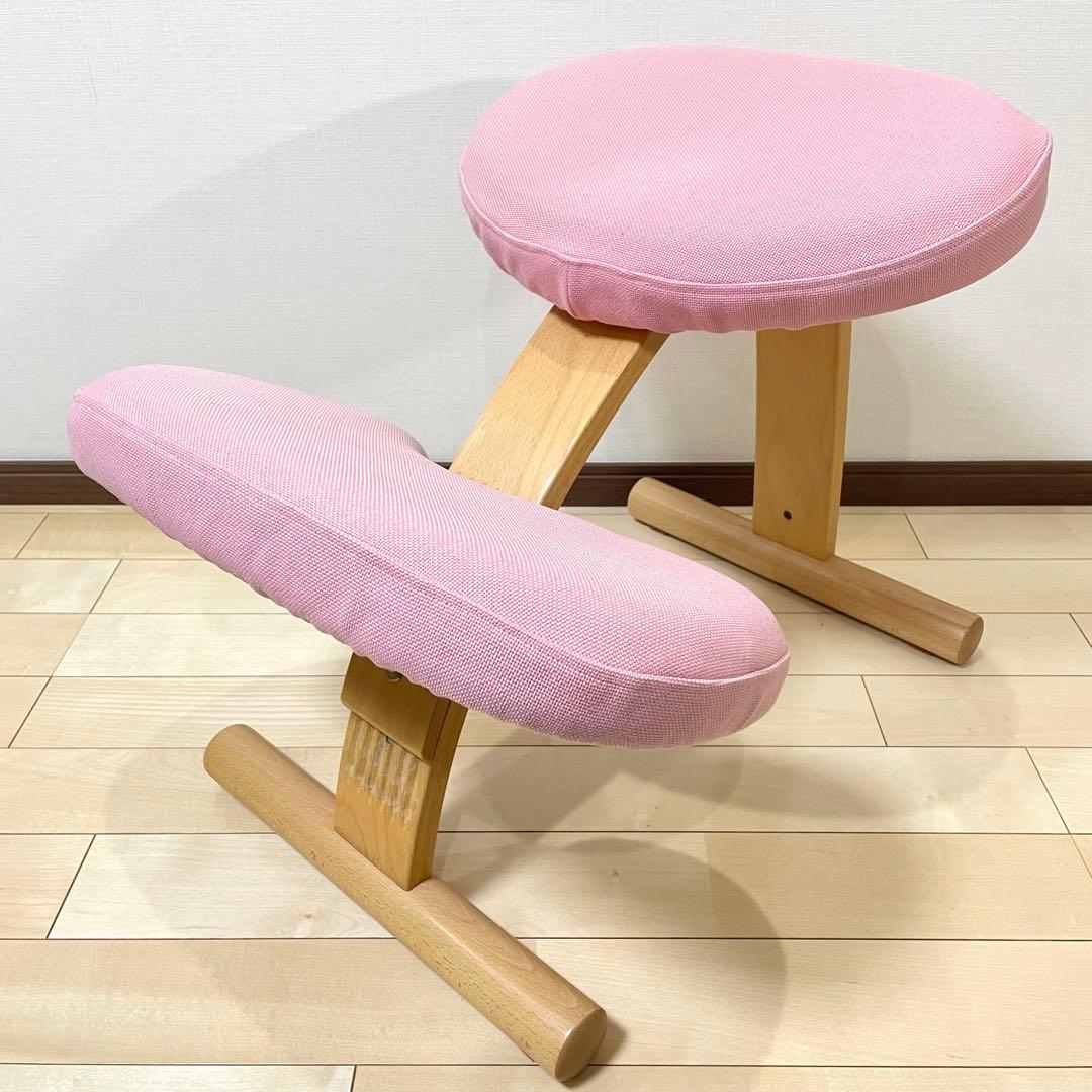 バランスラボ バランスチェア バランスイージー ピンク 中古品 サカモトハウス