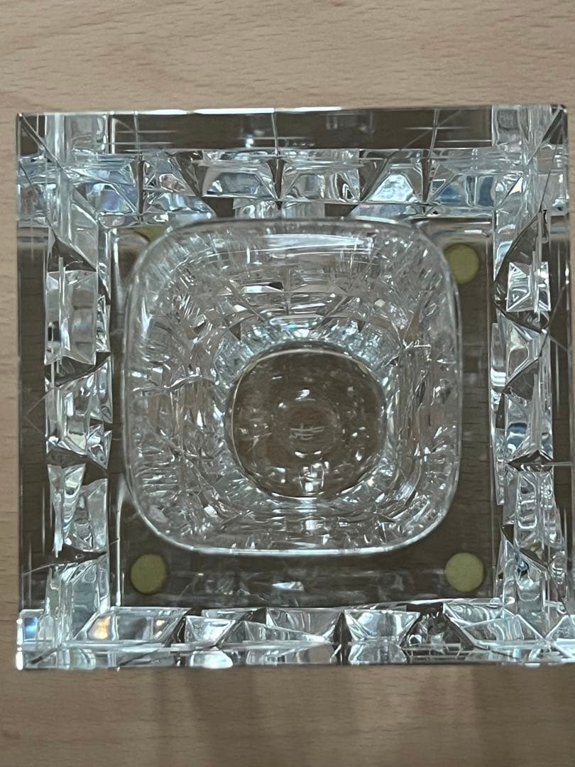 HOYA クリスタル　佐々木文夫　花瓶　フラワーベース　　最高級　貴重　中古品