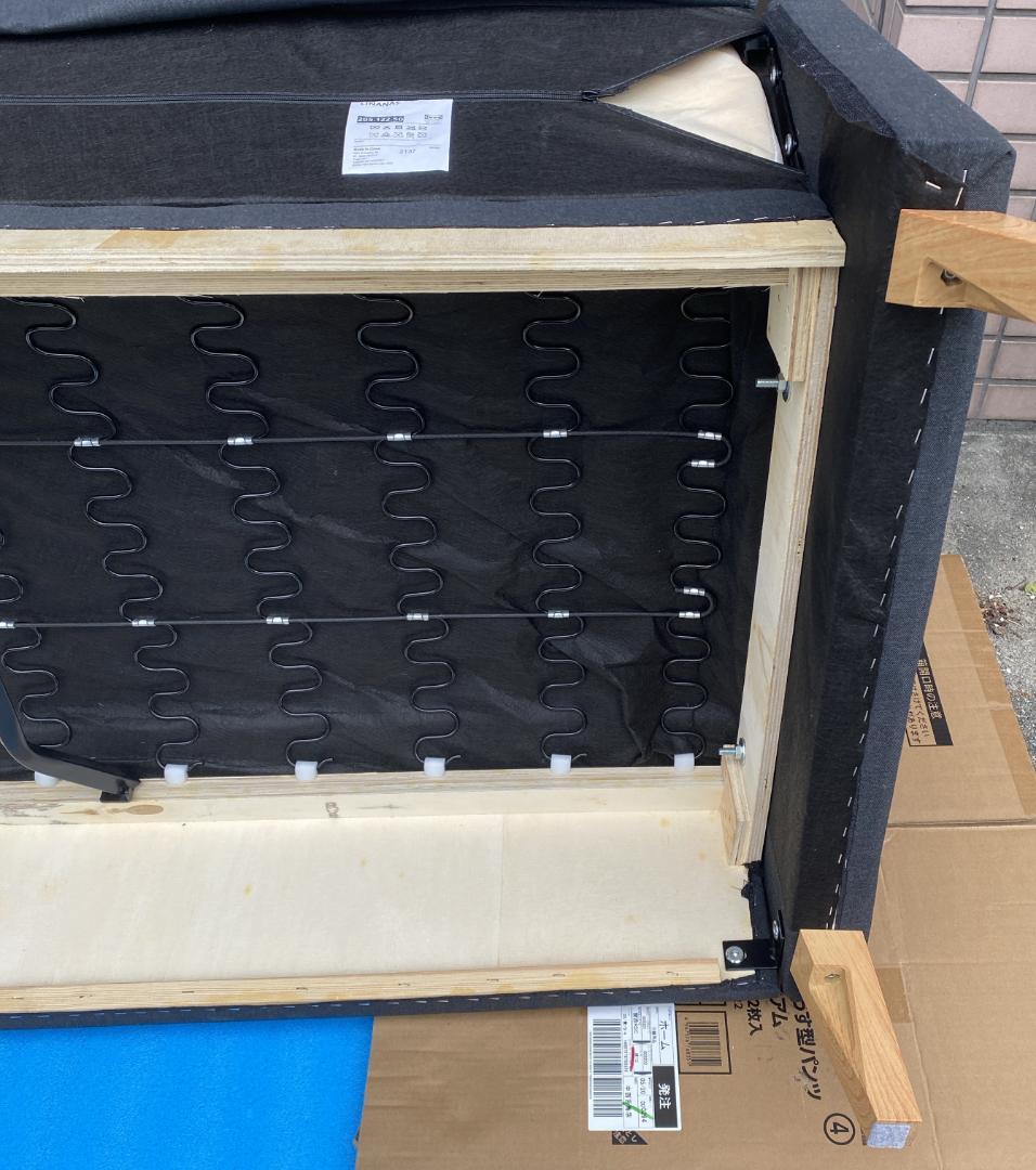 IKEA LINANAS リーナネス 3人掛け ソファ ダークグレー 超美品