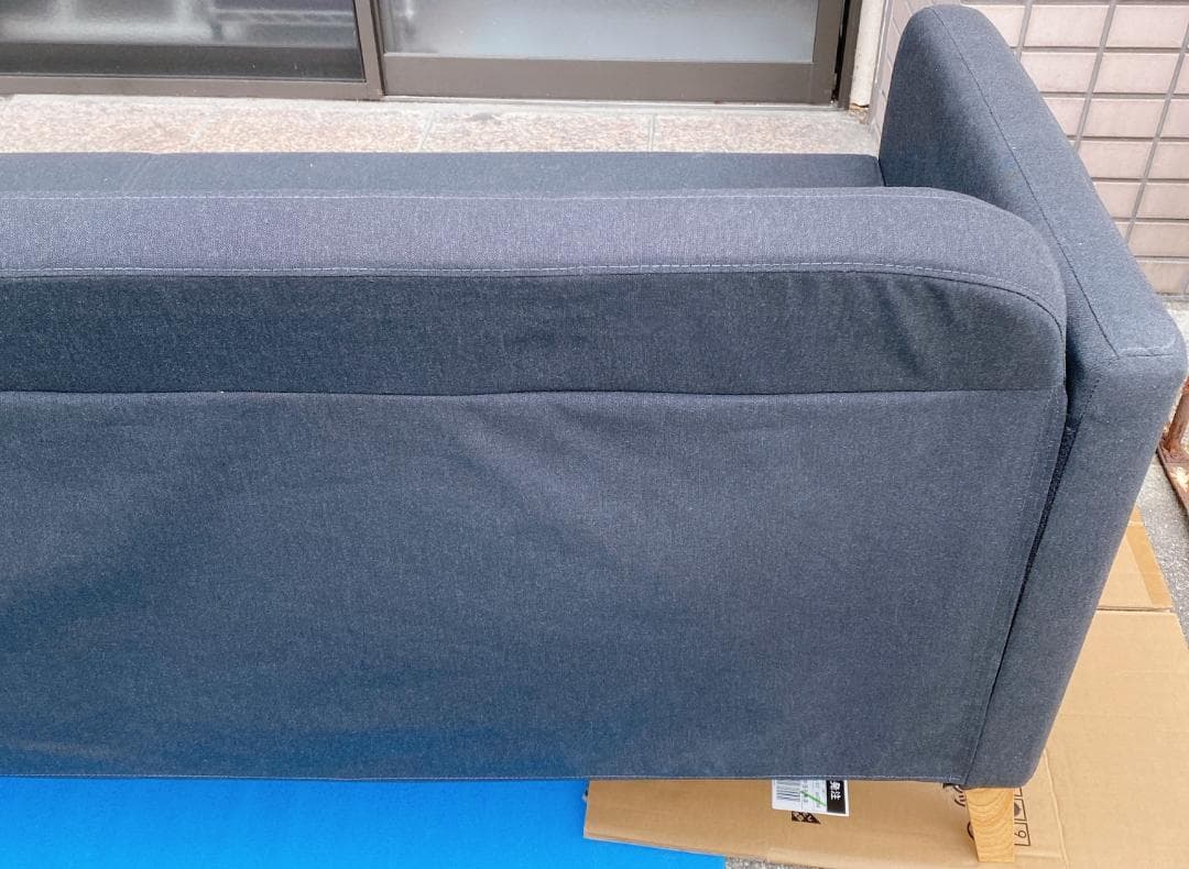 IKEA LINANAS リーナネス 3人掛け ソファ ダークグレー 超美品