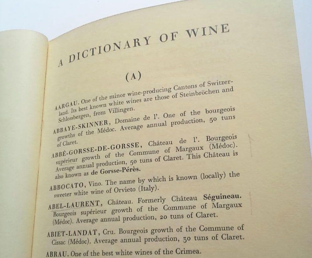 ワイン辞書・事典 英語版　らくらくメルカリ便匿名配送