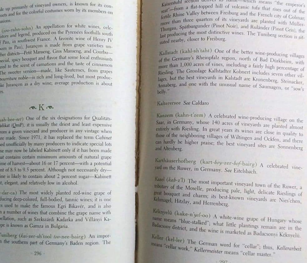 ワイン辞書・事典 英語版　らくらくメルカリ便匿名配送